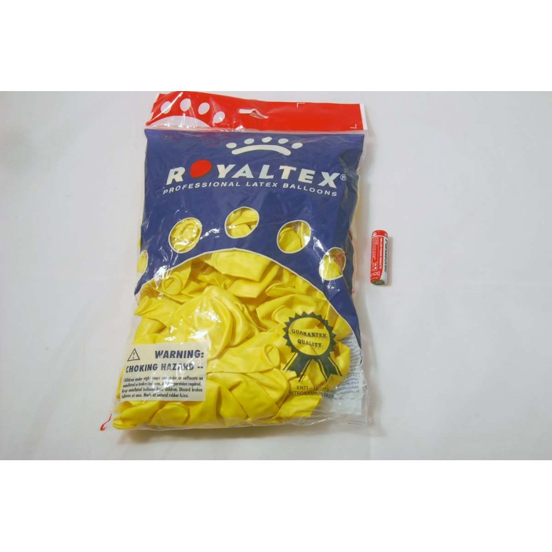 Balony metalizowane 10'' żółte