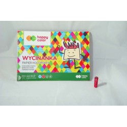 Blok Wycinanka, A4 10 ark, 100 g, Happy Color
