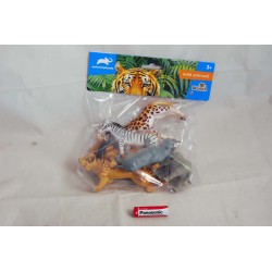 Zwierzeta safari 6 szt polybag 23x19x4cm Licencja: ANIMAL PLANET