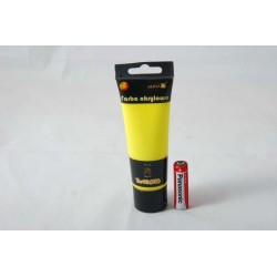 Farba akrylowa FT-202 żółta tubka 75 ml.PROM