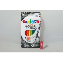 Pisaki Carioca BRUSH TIP 10 kolorów (42937 )