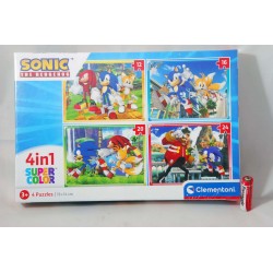 21522 - 4IN1 PUZZLE SONIC