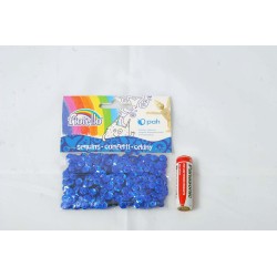 Cekiny confetti GR-C14-6B kółko niebieskie Fiorello